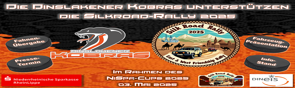 Dinslakener Kobras unterstützen Silkroad Rally – NiSpa-Cup als Bühne für internationales Abenteuer